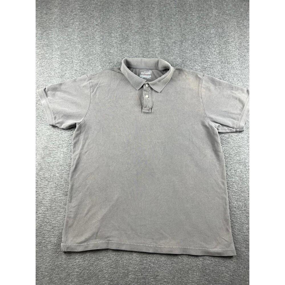 Old Navy Men's Large Gray Polo Shirt Size XL